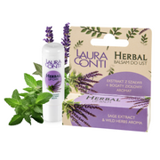 Balsam de buze pe baza de plante cu extract de salvie 4,8 g Herbal Laura Conti