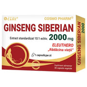 Ginseng Siberian 2000mg 30cps Cosmopharm