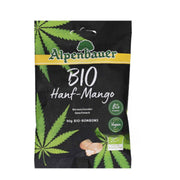 Bomboane bio cu aroma de mango si seminte de canepa 90 g Alpenbauer