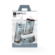 Set cadou cu nuca de cocos - Gel de dus - Lapte de corp + Scrub de corp BodyFarm