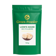 Pulbere bio Lion’s Mane (Coama Leului) 150g Green Powder