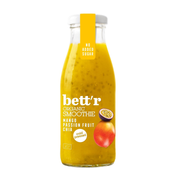 Smoothie cu mango, fructul pasiunii si chia presat la rece Bio 250ml Bett'r