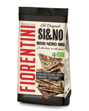 Triunghiuri crocante din orez negru bio fara gluten 80 g Fiorentini