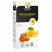 Bomboane emoliente pentru gat cu miere de manuka si suc de lamaie 22g C&C