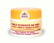 Masca Nutritiva de Fata cu Miere Argila si Laptisor de matca 50ml Apidava