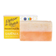 Sapun natural musetel si laptisor de matca 90g Savonia