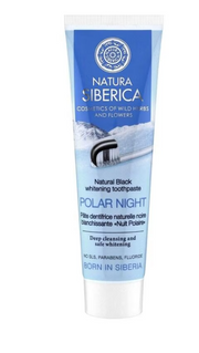 Pasta de dinti naturala cu carbune pentru albire Polar Night 100g Natura Siberica