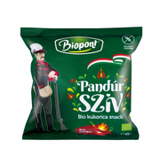 Snack din porumb eco cu ardei iute fara gluten 45g Biopont