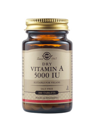 Vitamin A 5000IU 100tbl Solgar