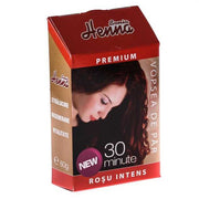 Vopsea par rosu intens 30min Henna