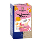 Ceai bio Turmeric Floral cu Flori de Trandafir si Soc 18dz Sonnentor