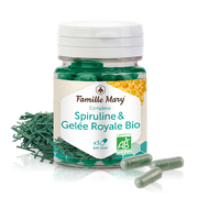 Spirulina si Laptisor de matca bio 60cps Famille Mary
