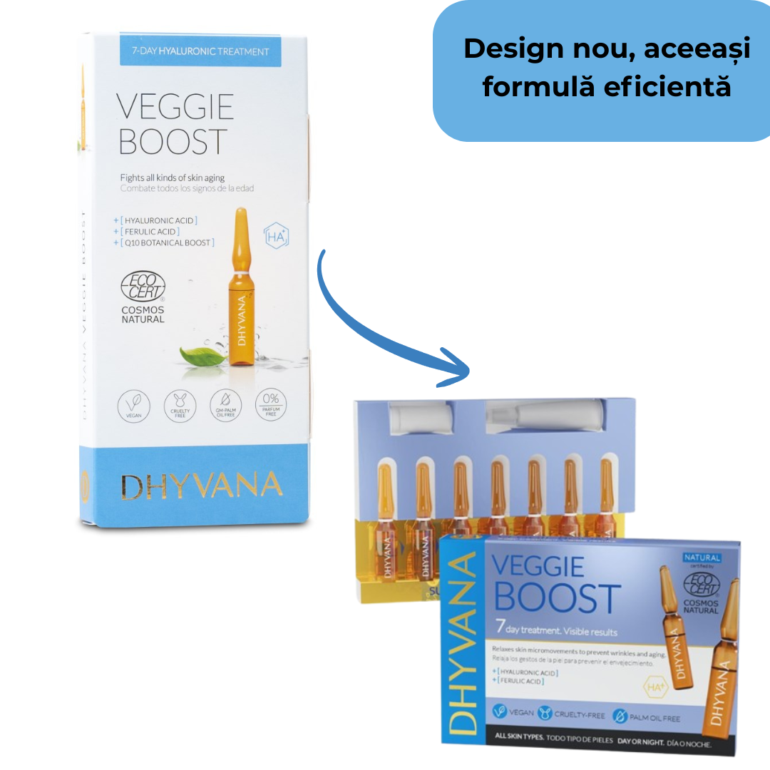 Acid Hialuronic Veggie Botox 7 fiole x 2ml Dhyvana - Dr.Green