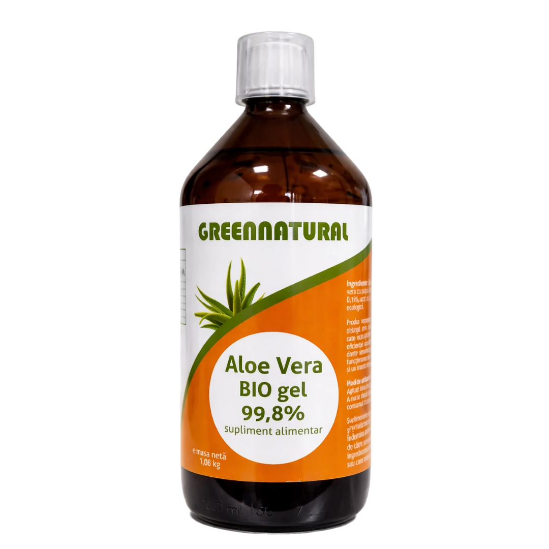aloe vera pentru stomac Aloe Vera bio gel 1l Greennatural