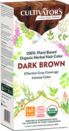 Vopsea bio din plante Dark Brown 100g Cultivator's