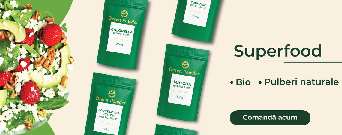 Colecția Green Powder — pulberi verzi naturale