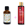 Health Box Sampon Detoxifiant cu Struguri 250ml Santorini Body Farm + Ulei de Caise 100ml Kama