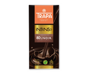 Ciocolata neagra 80% fara gluten 175g Trapa