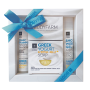 Set Mini Gel dus + sapun + sampon cu iaurt Grecesc Body Farm