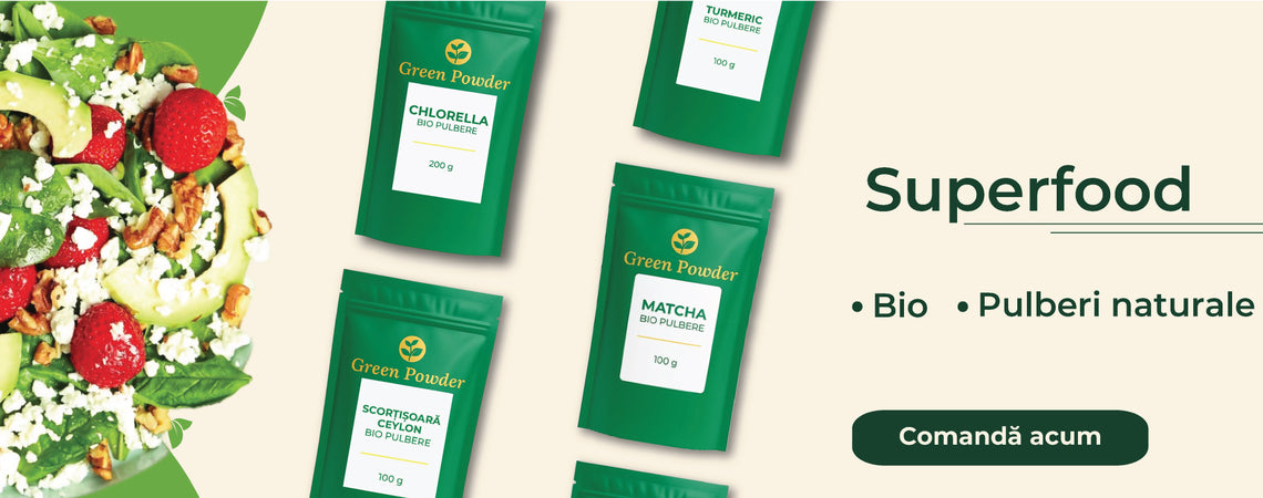 Colecția Green Powder — pulberi verzi naturale