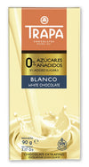 Ciocolata alba cu indulcitori 90g Trapa