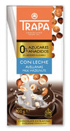 Ciocolata cu lapte si alune cu indulcitori 100g Trapa
