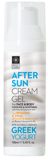 Crema gel dupa plaja cu iaurt grecesc si acid hialuronic 150ml Body Farm