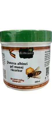 Gel masaj racoritor Puterea albinei 250ml Heilkrauter