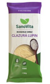 Rondele din orez cu glazura de lupin 66g Sanovita