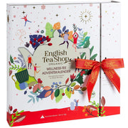 Calendar de Advent carte alba cu panglica, 25 de piramide – English Tea