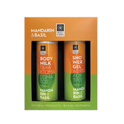 Set lapte de corp 250ml si gel dus mandarina 250ml Body Farm