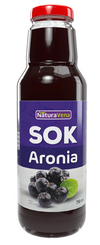 Suc  de aronia 100% 750ml Naturavena