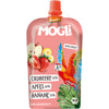 Piure Bio din Mere, Banane si Capsuni 120g Mogli