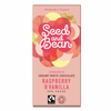 Ciocolata alba cu zmeura si vanilie bio 85g Seed and Bean